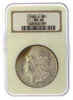 1883 New Orleans MS64 Morgan Silver Dollar