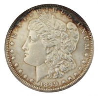 1899 Philadelphia BU Morgan Silver Dollar *KEY