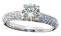 14kt Gold 1.76 ct Round Brilliant Diamond Ring