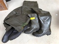 Size 7 Waders - Size 12 Repaired Waders