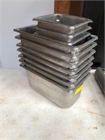10 Stainless Steel Containers