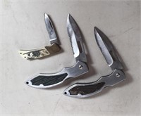 3 - 2 Maxam Pocket Knives & Colt Knife