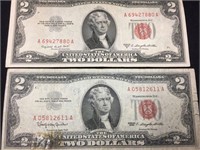 1953B & 1963 $2 Notes