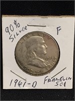 1961D Franklin Half Dollar