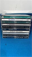10 music CDs Grease, Neil diamond, Johnny Mathis