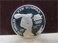 1984 S OLYMPIC DOLLAR GEM BU 90% SILVER
