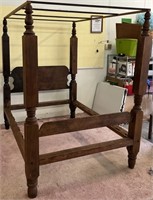 Antique Full Size 4 Poster Bed