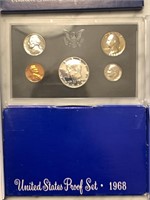1968 PROOF COIN SET SILVER JFK