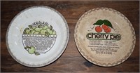 Apple & Cherry Pie Plates