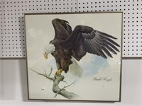 Framed Print " Bald Eagle " by Glen Loates