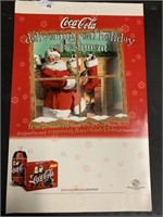 1998 COCA COLA HOLIDAY ADVERTISING STORE POSTER