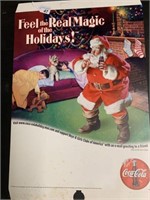 1999 COCA COLA HOLIDAY STORE ADVERTISING POSTER