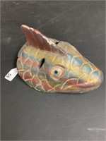 WOOD FISH MASK - 10”