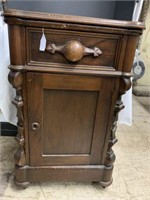 ANTIQUE VICTORIAN NIGHTSTAND - 30” x 19” x 17”