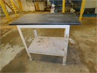 Steel Frame Table 44"x23"x37.5