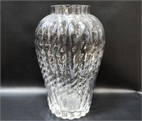 Large Decorative Clear Glass Vase