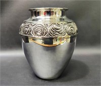 Decorative Silver Plated Vase