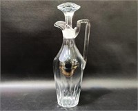 Clear Glass Oil Cruet with Stopper