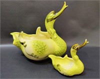 Pair of Hull Pottery Duck Planters c. 1960s