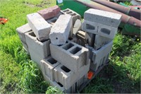 Pallet of Cement Blocks