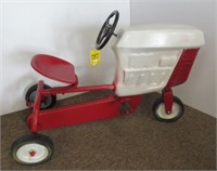 Vintage pedal tractor.