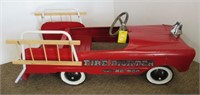 Fire fighter Sears #508 pedal car with ladders.
