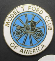 Model T Ford Club of America Pin.