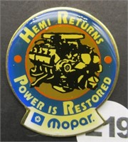 Mopar Hemi Returns Power is Restored Pin.