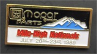 Mopar Mile High Nationals July 20-23 1989 Pin.