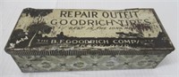 Rare Early Goodrich Tire Repair Tin Container.