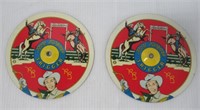 (2) Piece Lot of Roy Rogers and Trigger Round