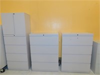 3 Matching Filing Cabinets
