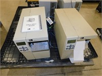 2x Zebra 1055SL Industrial Printers