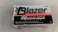 (500) 22 Long Rifle Blazer Ammunition 22 LR