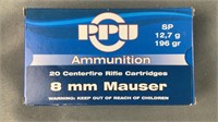 8 MM Mauser PPU Ammunition