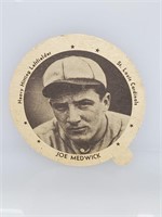 1937 Joe Medwick Dixie Lid w/Tab 2 5/16 Reid's