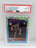 2019 Deandre Hunter Teal Explosion RC 299 PSA 10