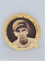 1937 Carl Hubbell Dixie Lid w/Tab 2 5/16 Hoodsie