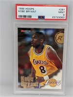 1996 Hoops Kobe Bryant RC #281 PSA MINT