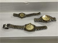 3 x Rolex Reproduction Wrist Watches. #353