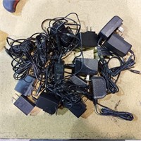 Lot of 12, 9V or Lower, Laptop Chargers