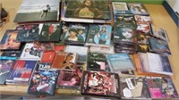 Lot Returns of 70 Various DVDs, Blue Ray, CDs, and
