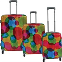 McBrine. A713-3-CE Eco Friendly 3 Piece Luggage Se