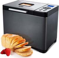 2.2LB  Bread Maker Machine, Silver