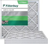 4 PK 18x18x1 Filterbuy Air Filter