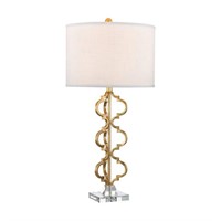 Dimond Lighting Castile Table Lamp in Gold Leaf