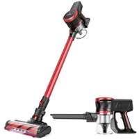 Moosoo Cordless Vacuum, Red
