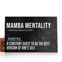 39" x 29" Kobe Bryant Mamba Mentality Canvas
