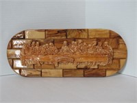 Last Supper Wood Carving from Holy Land