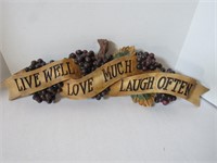 Live Love Laugh Wall Accent